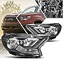Factory Style Headlight Assembly Compatible with 19-22 Ford Ranger XL XLT,Black Housing/Clear Corner