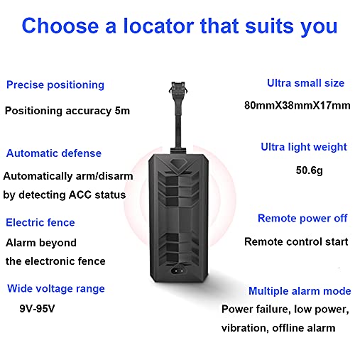 Traceur GPS Voiture 4G Suivi en Temps Réel des Smartphones, Tracker GPS avec Coupure d'Huile à Distance Alarme ACC… - Image 8