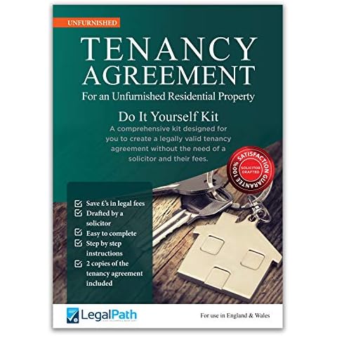 Unfurnished Tenancy Agreement Form Pack (DIY Kit) 2022-23 Edition. Really Simple to Complete. Comprehensive Guide & Two Copies of Agreement Inc - by LegalPath™ Cover