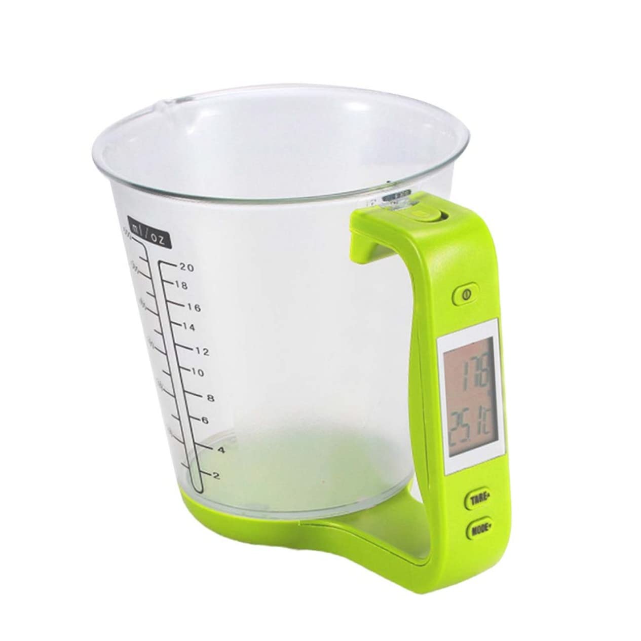 Mikinona Misurino Multifunzione 1000G/1G Display LCD Misurino in Pc e Abs per Pesare Alimenti e Bevande per Latte in Polvere e