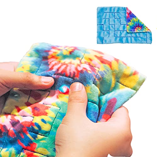 Sensory Fidget Stress Relief Toys: LAKIKID Marble Maze Mat- Tactile Sensory Toys for Children & Adults- Ideal Fidget Toys for Sensory Kids- Reduce Stress, Anxiety and Improve Focus, 9