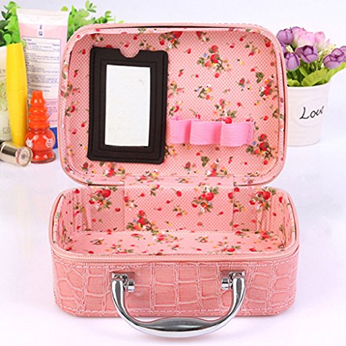 Makeup Bag Cosmetics Bag Case Organizer Pouch With Zipper - Travel Make Up Bags Organizer Box - Multifunction Organizer Storage Bag Toiletry Bag For Women And Girls #TOP4
