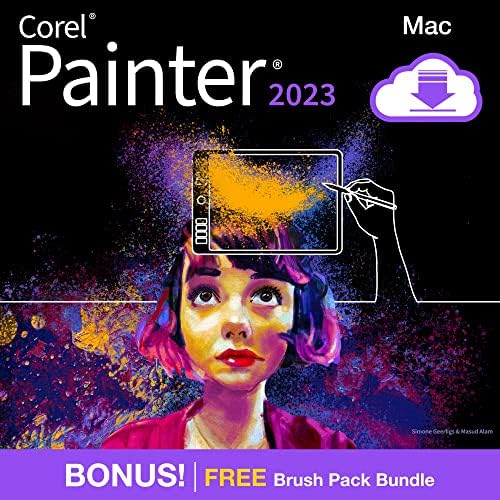 Corel Painter 2023 | Professional Painting Software for Digital Art, Illustration, Photo Art & Fine Art [Mac Download]