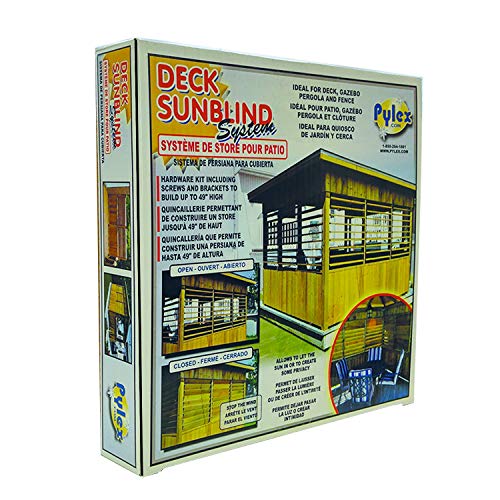 Pylex 11060 Deck Sunblind System, Black #TOP8