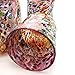 YourMurano - Murano Glass Set of Six Blown Drinking Glass Tumblers, Pink and Multicolored Murrine, Made in Italy Handmade Artworks