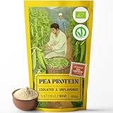 NaturaleBio Pea Protein Powder 950g. Organic, Vegan Protein, Non-GMO Alternative to Soy. Hypoallergenic and Easy to Digest. for Weight Management, Muscle Recovery and Growth.