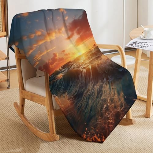 Manta mullida de forro polar Sonneset ideal para tardes de sofá 5