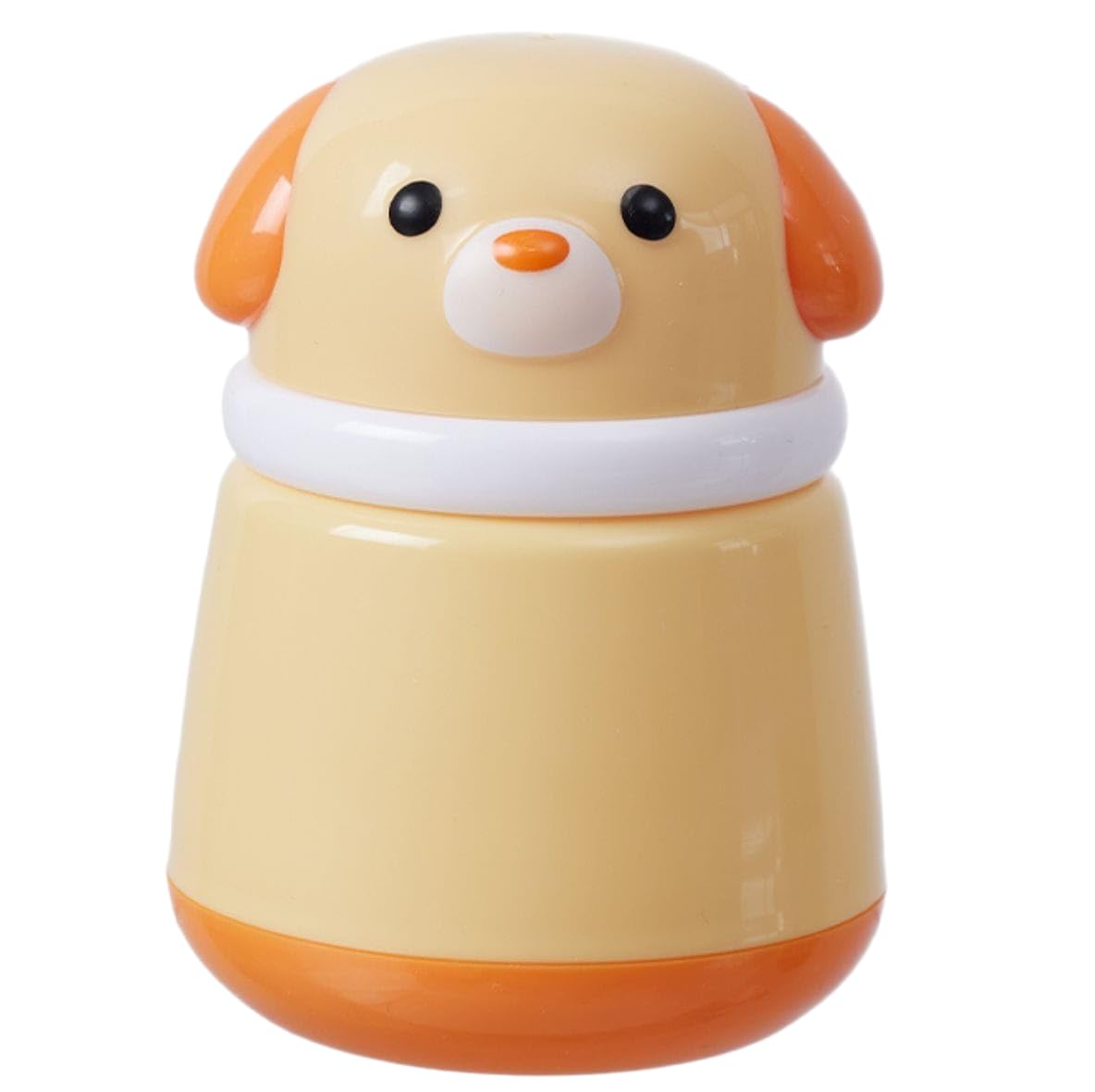 Baby Powder Puff Container with Soft Applicator | Cute Cartoon Design | Mess-Free Talcum Dispenser | BPA-Free Plastic | Portable Baby Powder Storage Box for Newborns & Toddlers (Orange)-image-17