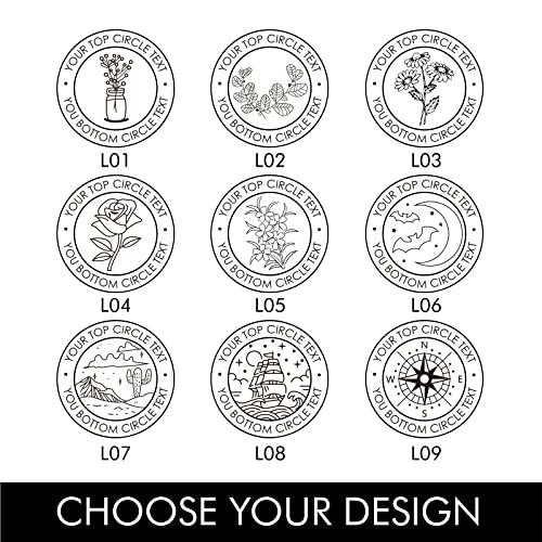 STAMTECH Custom Logo Embosser Stamp - Heavy Steel Embosser Stamp Design Your Own Logo or Emblem Perfect for Weddings Libraries Book Embosser - Thumbnail 3
