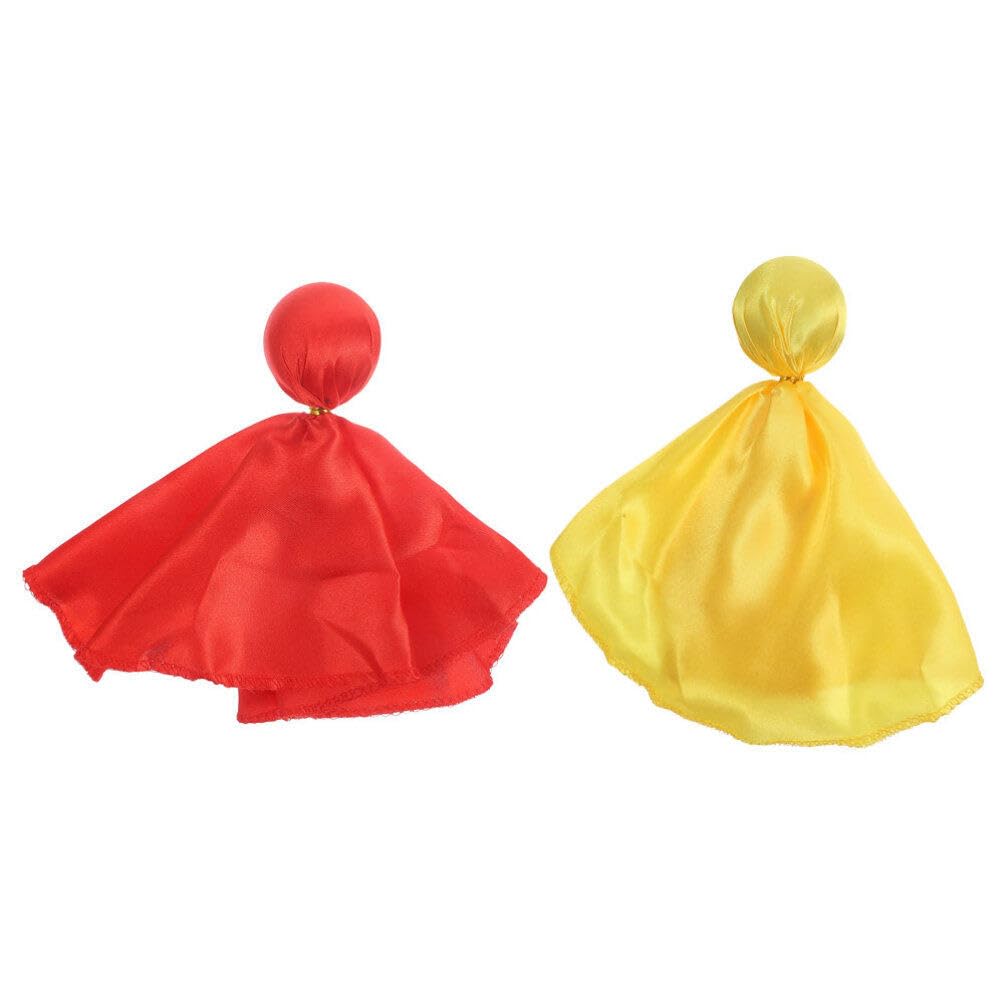 Sosoport 2pcs Portable Penalty Flags Set Red Orange Football Referee Tossing Flags for Accurate Calls for Sports Events Games Enhancing Fairness Football Activities