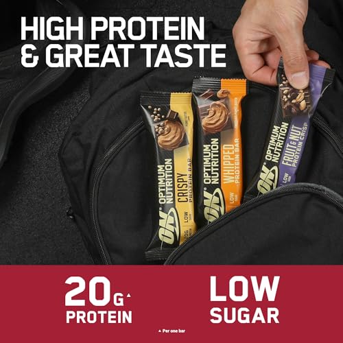 Optimum Nutrition Whipped Protein Bars, Low Calorie Snacks, Low Carb Low Sugar, Workout Snack for Men and Women, Chocolate Caramel Flavour, 10 x 60g - Image 4
