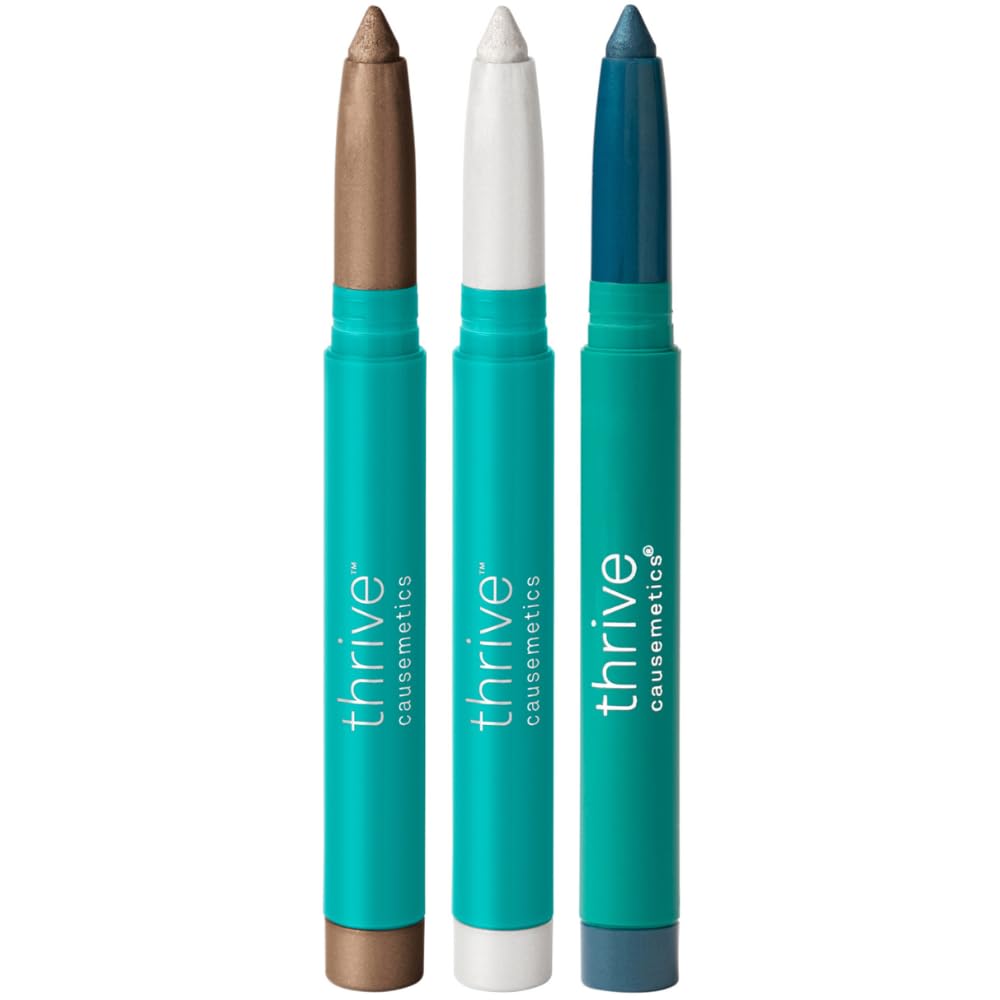 Thrive Causemetics Brilliant Eye Brightener Eyeshadow Stick, Bold Brown Eye Brown Bold