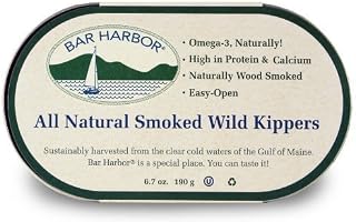 Bar Harbor Smoked Mackerel, 6.7-Ounce Cans (Pack of 12)