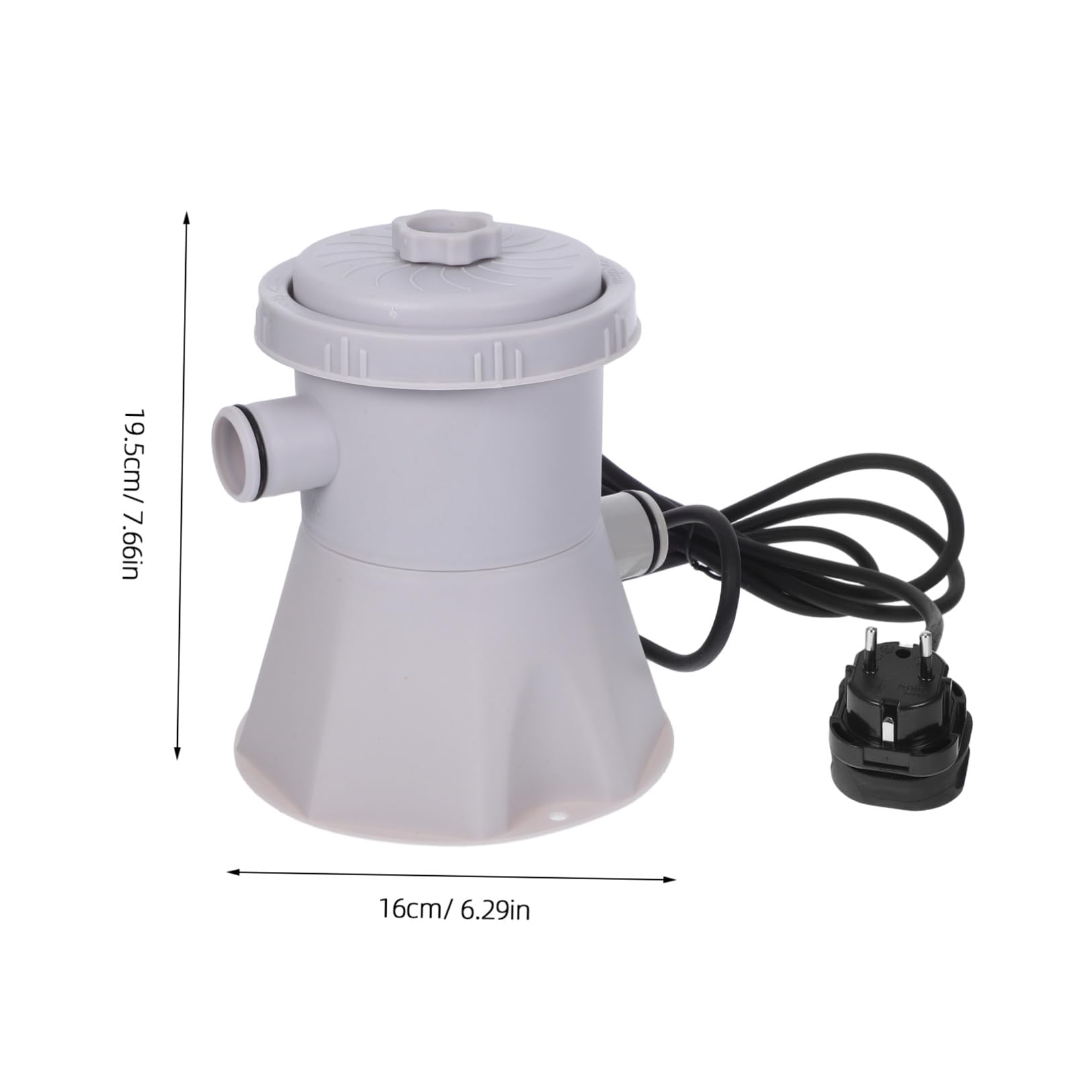 SHINEOFI Bomba Piscina Pequeña Eléctrica para Limpieza y Circulación Depuradora Piscina Desmontable y Silenciosa Sistema de Filtración Avanzado Fácil Mantenimiento para Verano
