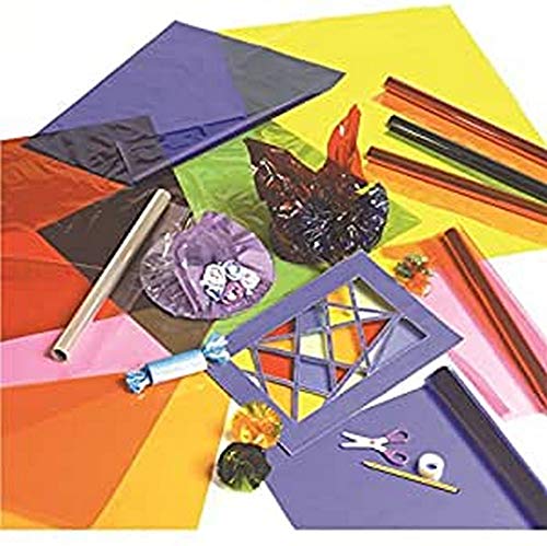 Sadipal SAD 12502 - Bobina de 25 hojas trepadas de celofán, color azul