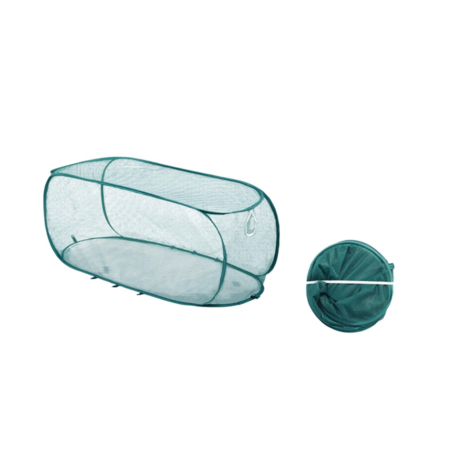 Foldable Plant Protective Netting Raised Bed with Ground Stakes Garden Row Covers Bird Control Plant Cage Vegetable Garden Shelter