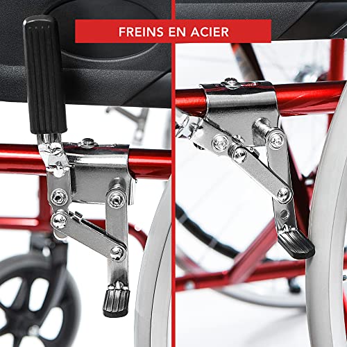 Fauteuil roulant pliable AIESI AGILA BASIC pour handicapés