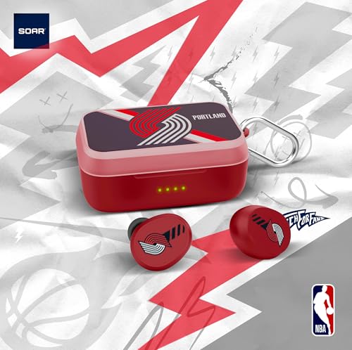 Image of SOAR NBA Wireless Sport Earbuds: Comfortable Fit & Convenient Charging