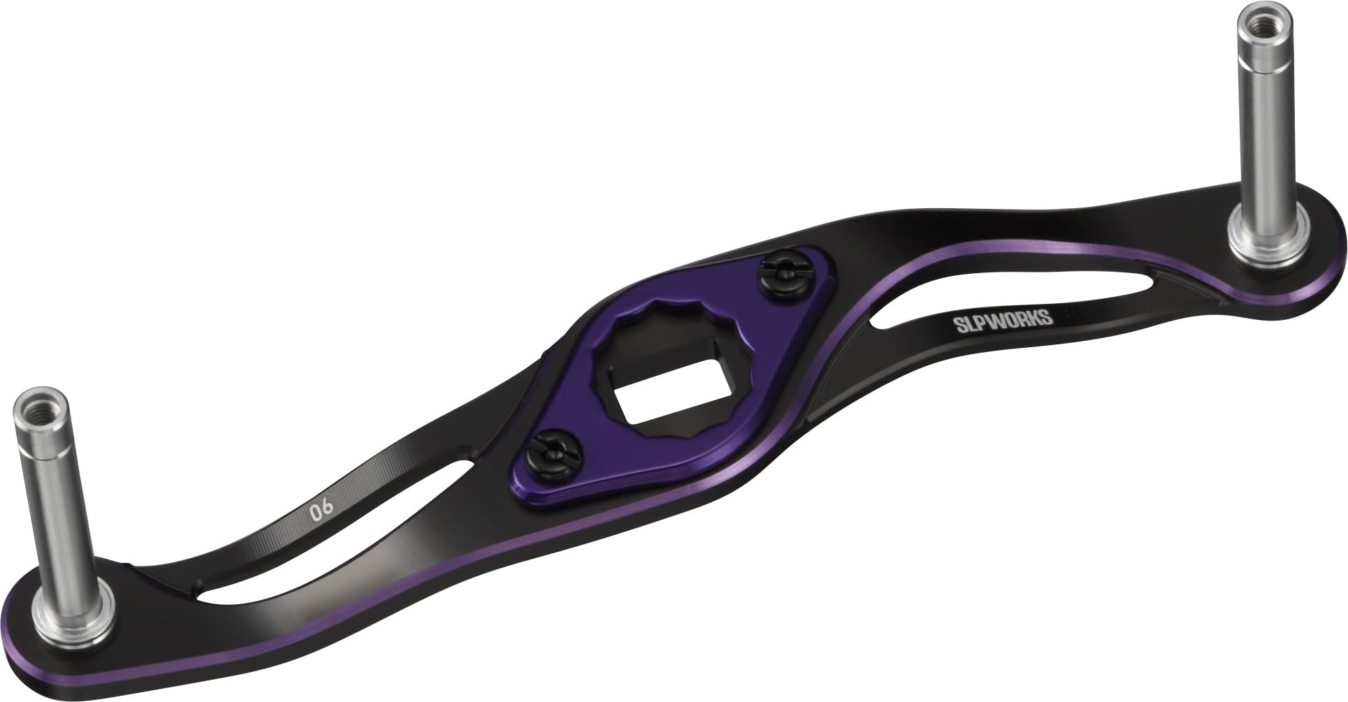 SLP WORKS MC クランクハンドル 90mm ブラック/パープル Amazon | ダイワslpワークス(Daiwa Slp Works) SLPW MC CRANK HANDLE