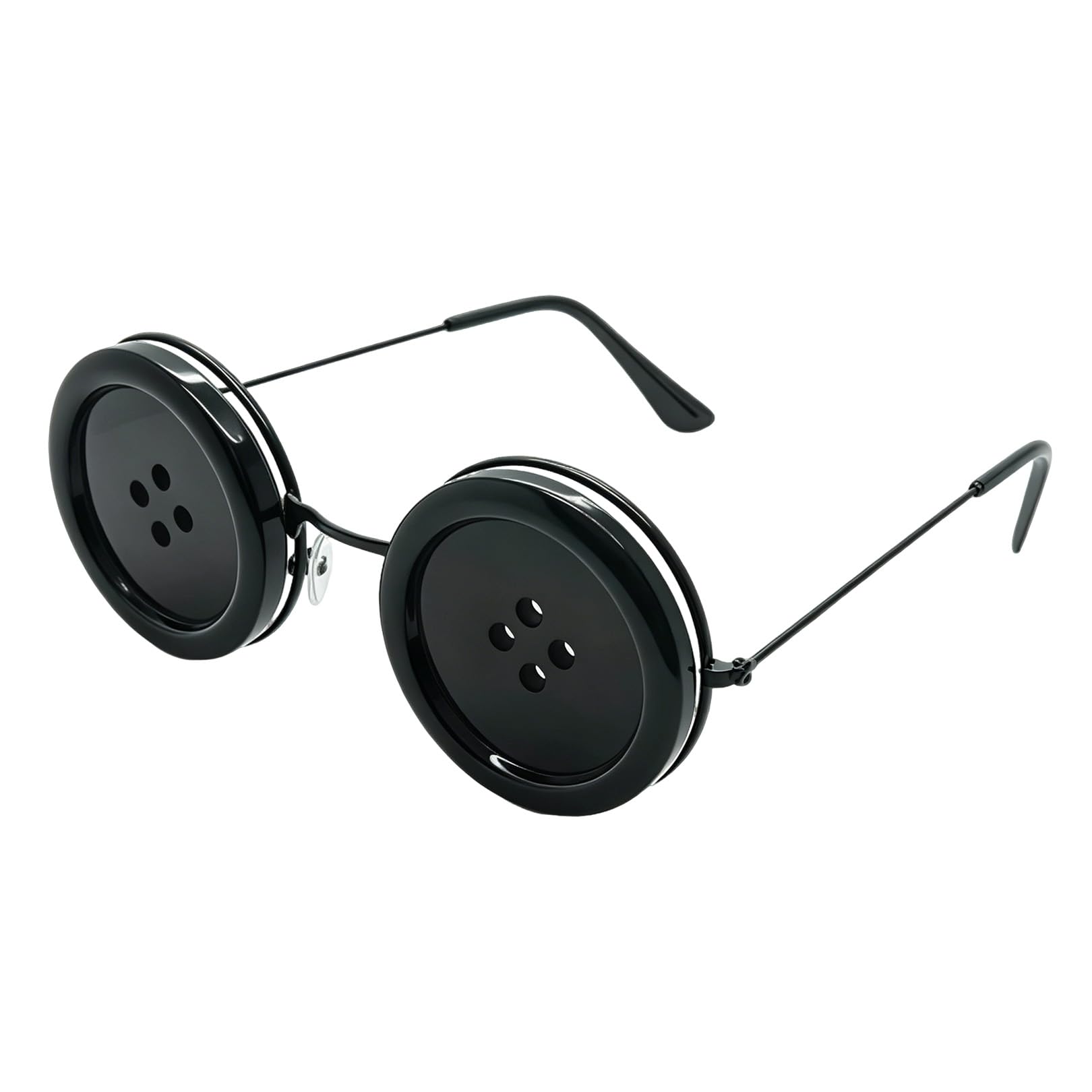 Coraline Button Glasses, Other Mother Costume Button Eyes Glasses Halloween