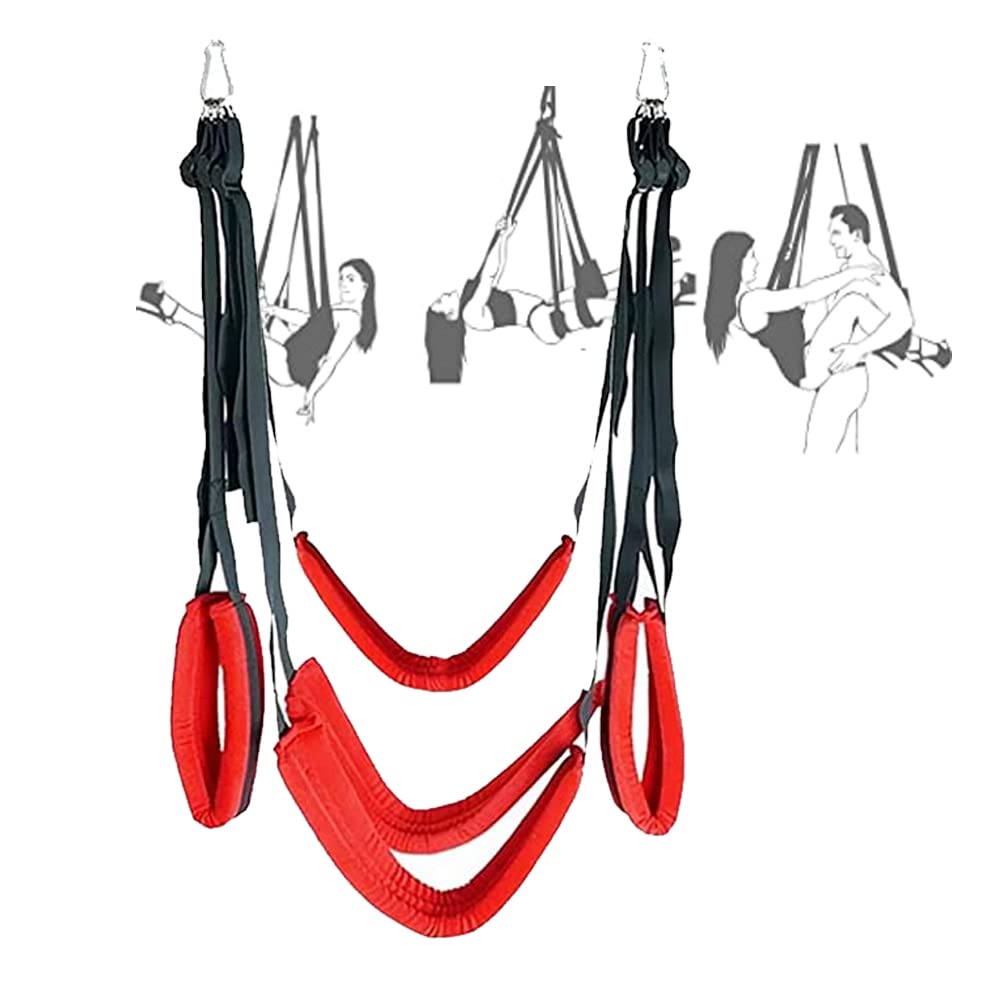 Rotation et Oscillation à Sêxês RêṦtrḁīňts 360°, siège Souple Confortable Chaise Suspendue de Sport B-D-S-N siège