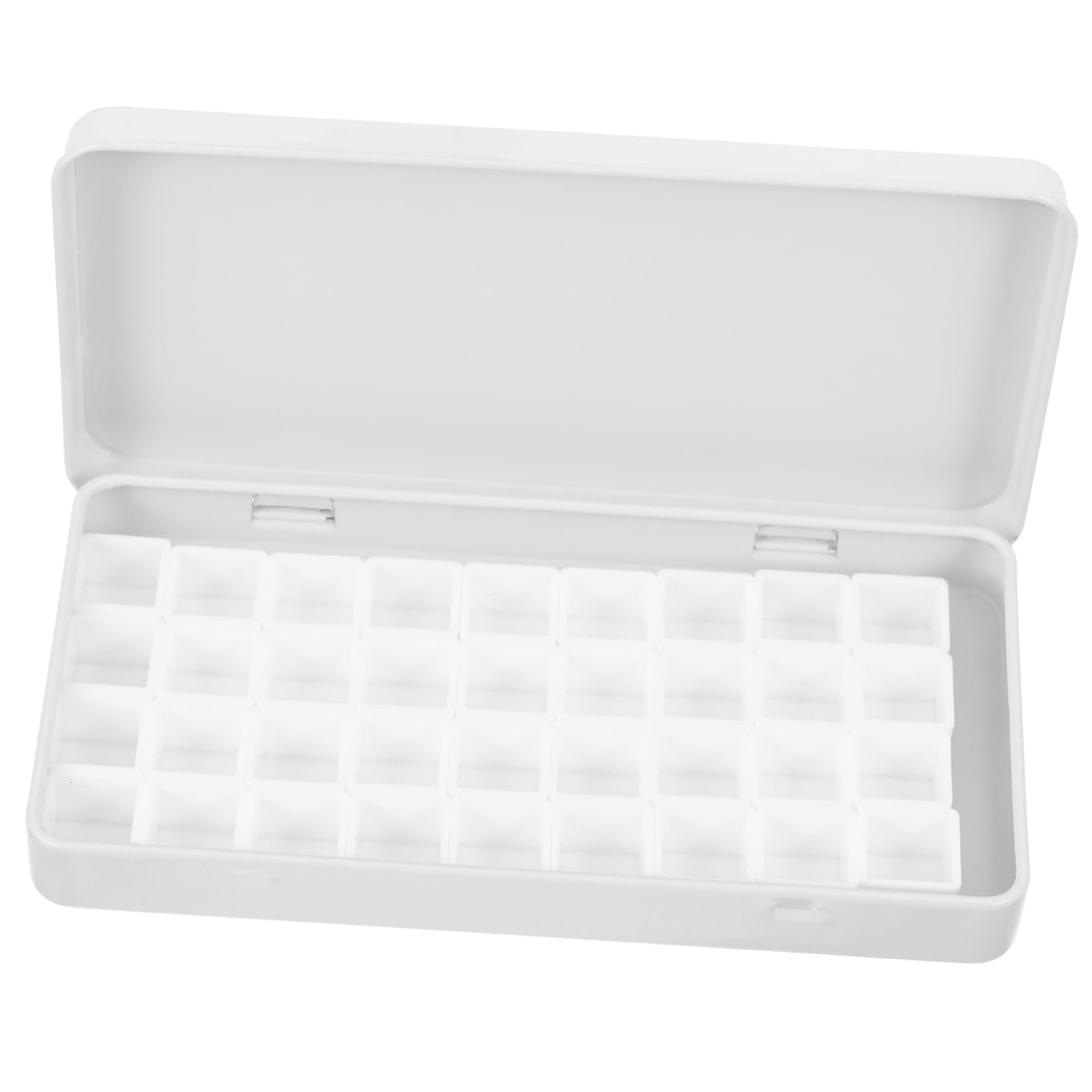 NUOBESTY 4 Ensembles Boîte De Peinture Aquarelle Récipient Mallette De Mélange De Pigments Aquarelle Étui De Peinture pour Palettes D'aquarelle Mélanger X36 Plastique Cas d'image
