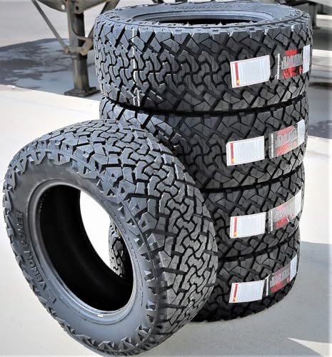 Set of 5 (FIVE) Venom Power Terra Hunter X/T XT All-Terrain Mud Light Truck Radial Tires-LT285/70R17 285/70/17 285/70-17 121/118Q Load Range E LRE 10-Ply BSW Black Side Wall