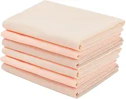 INFUNLY 6 peças de tecido de tom de pele de boneca DIY 50,8 x 50,8 cm, tecidos coloridos para confecção de bonecas, tecido de pele de boneca, tecido de tom de costura para fantoche de pano feito à mão