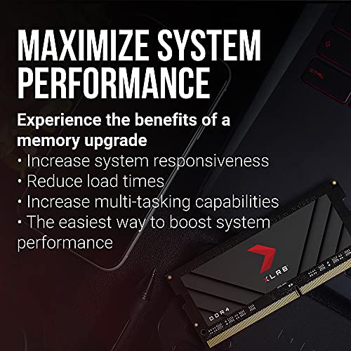 Image of PNY XLR8 Gaming 16GB DDR4 3200MHz (PC4-25600) CL20 1.2V Notebook /Laptop (SODIMM) Computer Memory - MN16GSD43200X