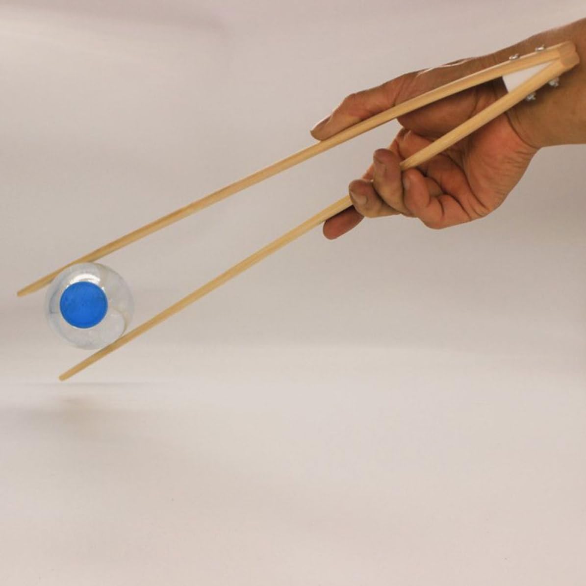 Lot de 4 Pinces Poubelle en Bambou Beige, Outil de Ramassage de Déchets, Augmente la Friction, pour Ranger en Hauteur et Collecter les Ordures
