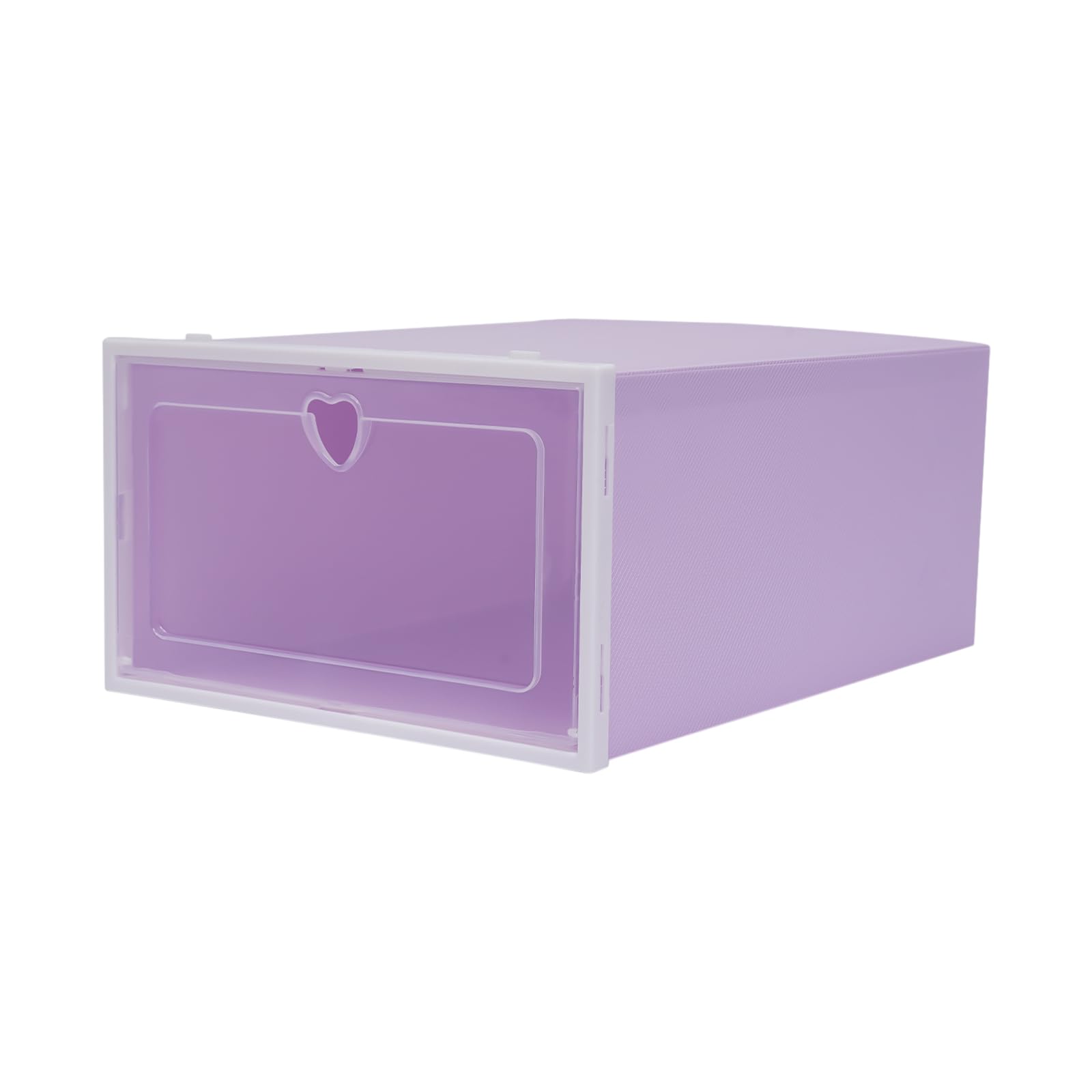 20 scatole trasparenti per scarpe, impilabili, pieghevoli, montaggio rapido, con coperchio, in plastica, trasparente, 33 x 23 x 14 cm