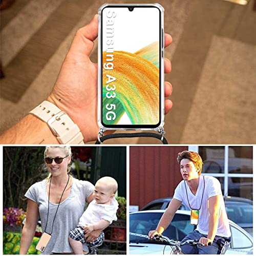 Vauki Custodia con Cordino per Samsung Galaxy A33