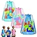Moreeulsi Borsa per giocattoli da spiaggia, zaino per raccogliere giocattoli di sabbia, regolabile, multifunzionale, accessorio per il trasporto, per vacanze, uso in piscina immagine