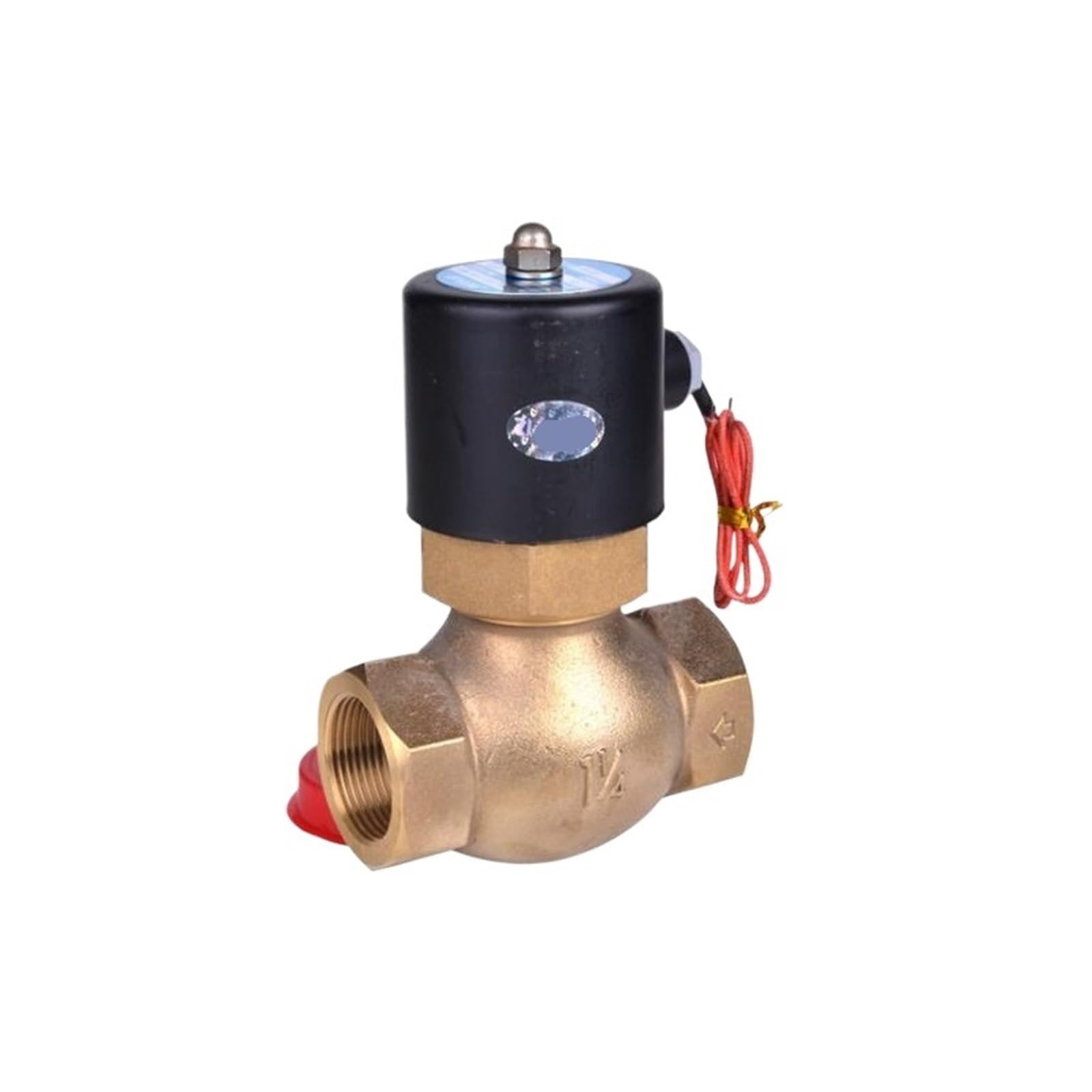 Coasddrld Dc24v 2 Way Solenoid Valve 2 Inch Normal Close Brass Valve(Dc24v)