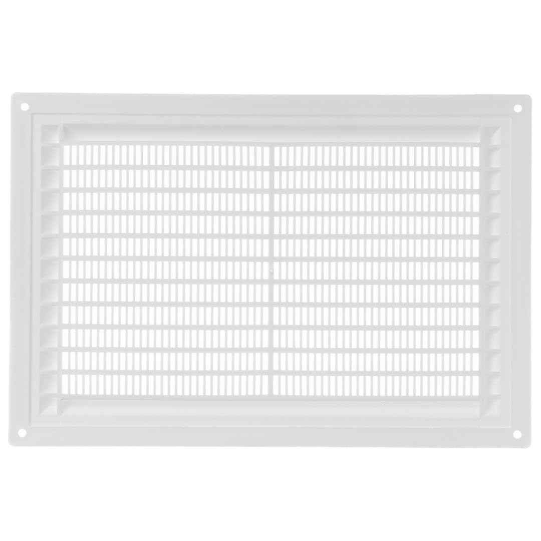 Lirast White 250X170mm / 10X7 Inch Plastic Ventilation Grille - Air Vent Cover