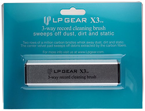 LP GEAR X3 Record Cleaning and Anti-Static Brush