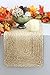 COTTON CRAFT Jute Braided Table Runner - Rustic Farmhouse Table Runner - Kitchen Harvest Fall Thanksgiving Holiday Christmas Party Dining Tabletop Runner - 13 x 36 inches - Natural