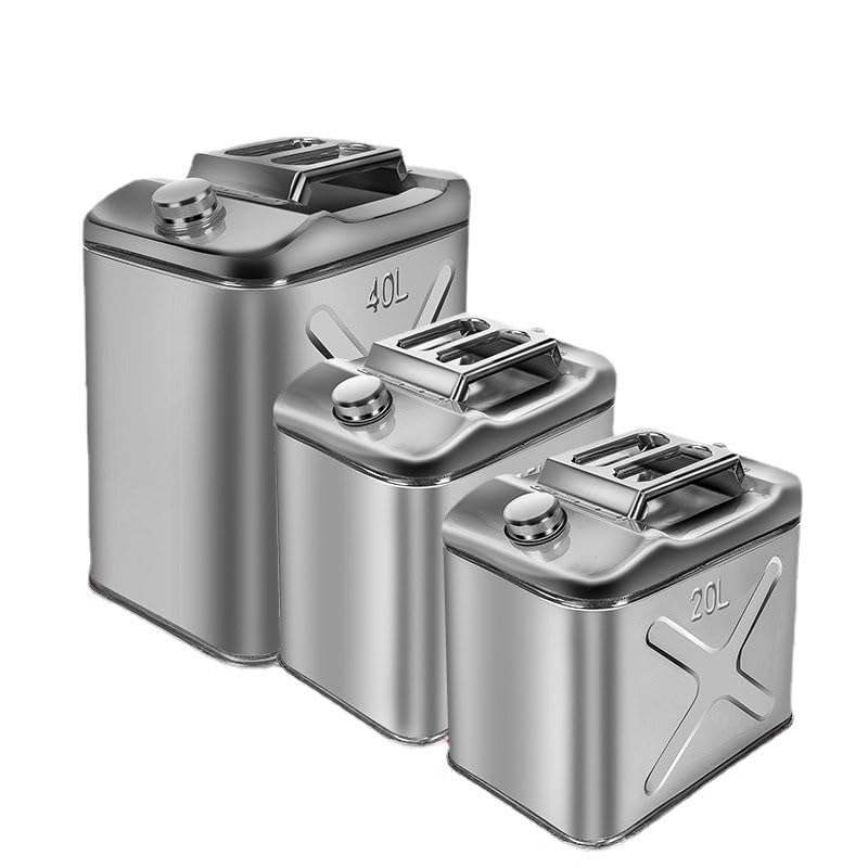 ガソリン携行缶 ステンレス 15L 20L 25L 30L 40L ワイド縦型