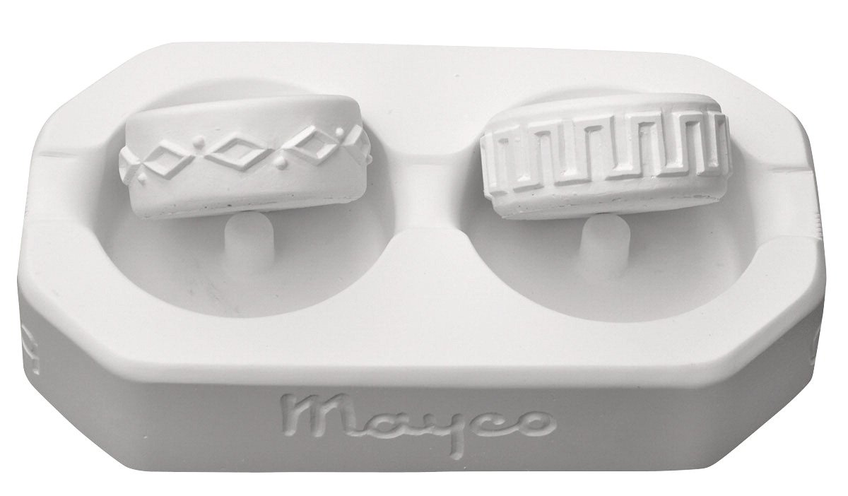 MaycoDesign Press Tool Set with Continuous Designs and Decorative Patterns, 5/8 in, Set of 2