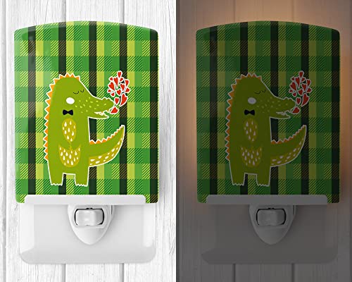 Lámpara de Mesa de Cerámica Alligator Love 6x4x3 Multicolor miniatura 2