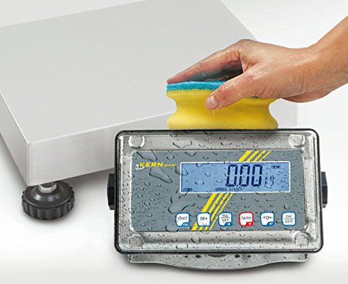 Kern SFE 30K-2NM - Balanza de plataforma de aceron inoxidable, Campo de pesaje [Max]: 30 kg, Lectura [d]: 10 g, Plato de pesaje: AxPxA 300x240x110 mm (Acero inoxidable), Incl. HOMOLOGACIÓN
