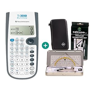 TI-30XB MultiView + beschermhoes + geometrieset