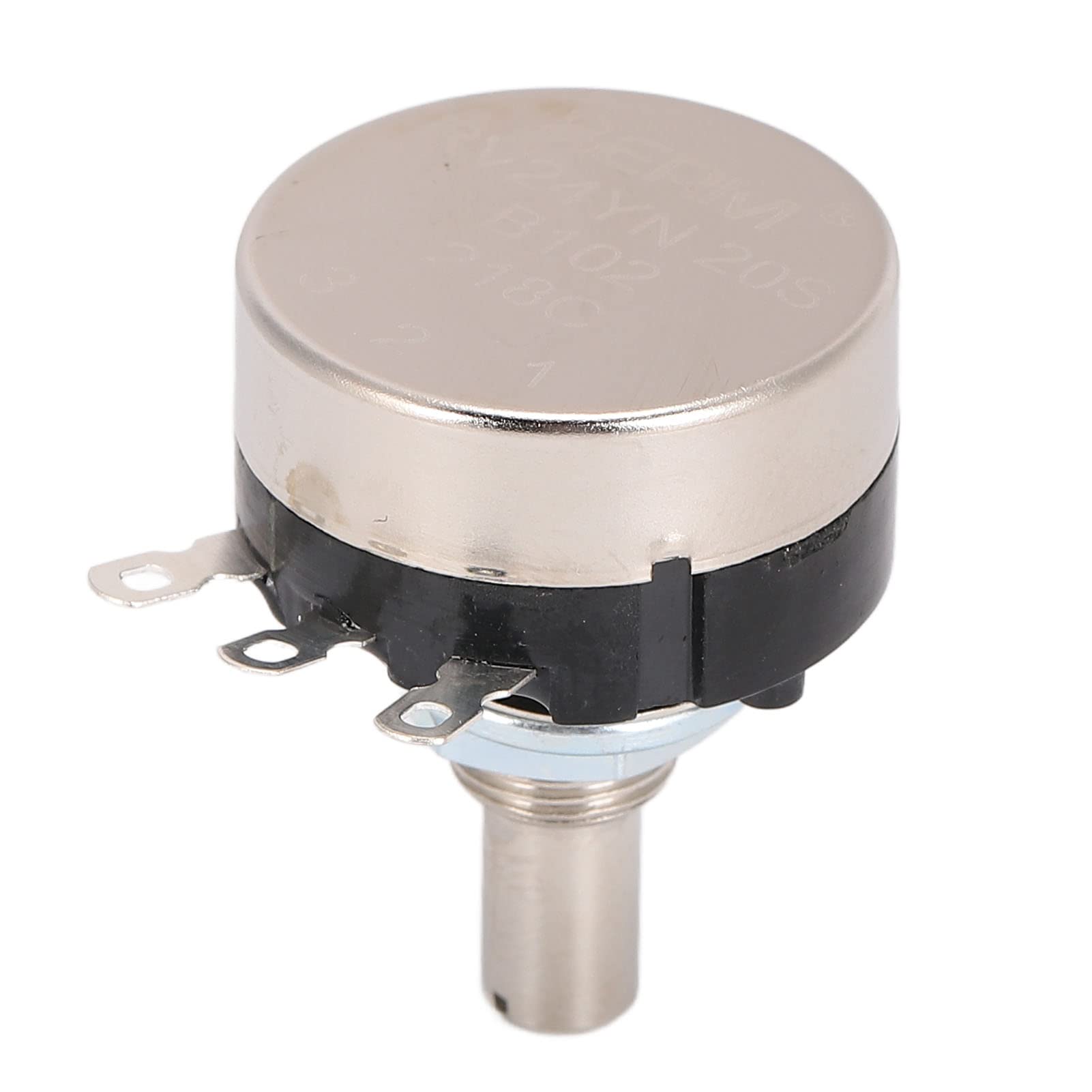 Potenciómetro Torvex, kit de 20 potenciómetros de película de carbono de una sola vuelta, resistencia variable y recortador rotativo para control de velocidad de motor. (B105 1M)