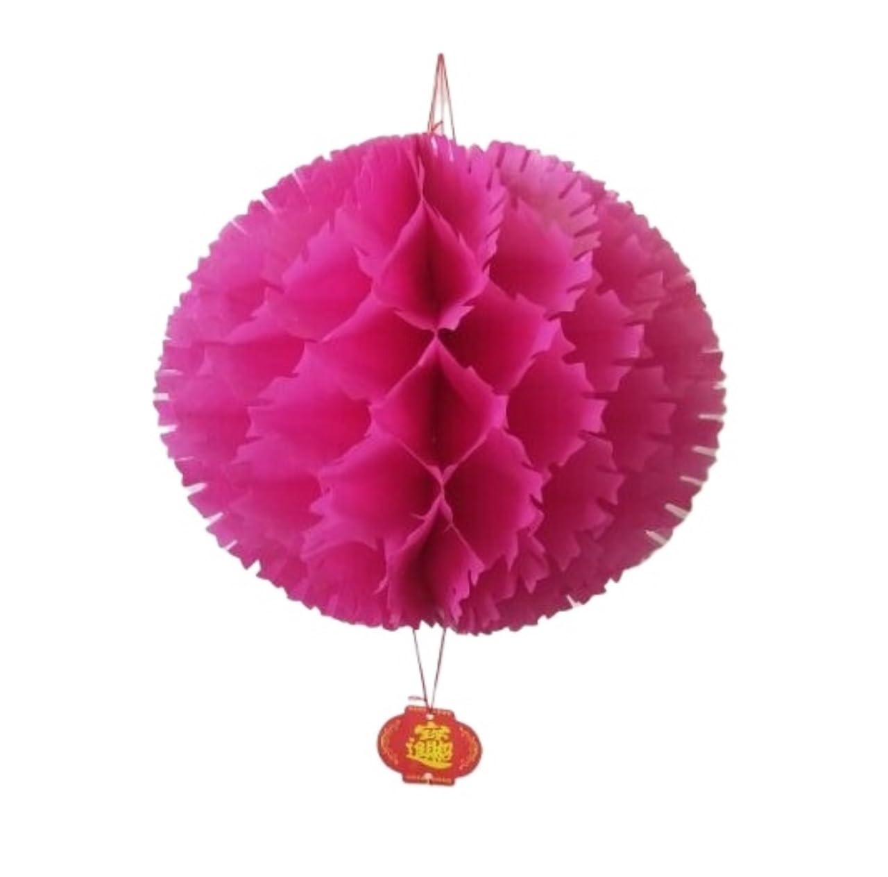 Papierowe Lampiony 10 Chińskich Lampionów Dekoracyjnych Na Noworoczny Festiwal Wiosenny W Restauracji Dekoracje Imprezę(Rose red,35cm)