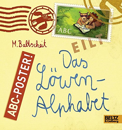 Das Löwen-Alphabet: ABC-Poster. Gefalzt Das Löwen-Alphabet: ABC-Poster. Gefalzt