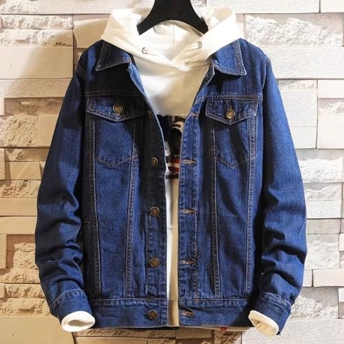 Chaqueta de mezclilla para hombre DGHM-JLMY 3X-Large azul miniatura 6