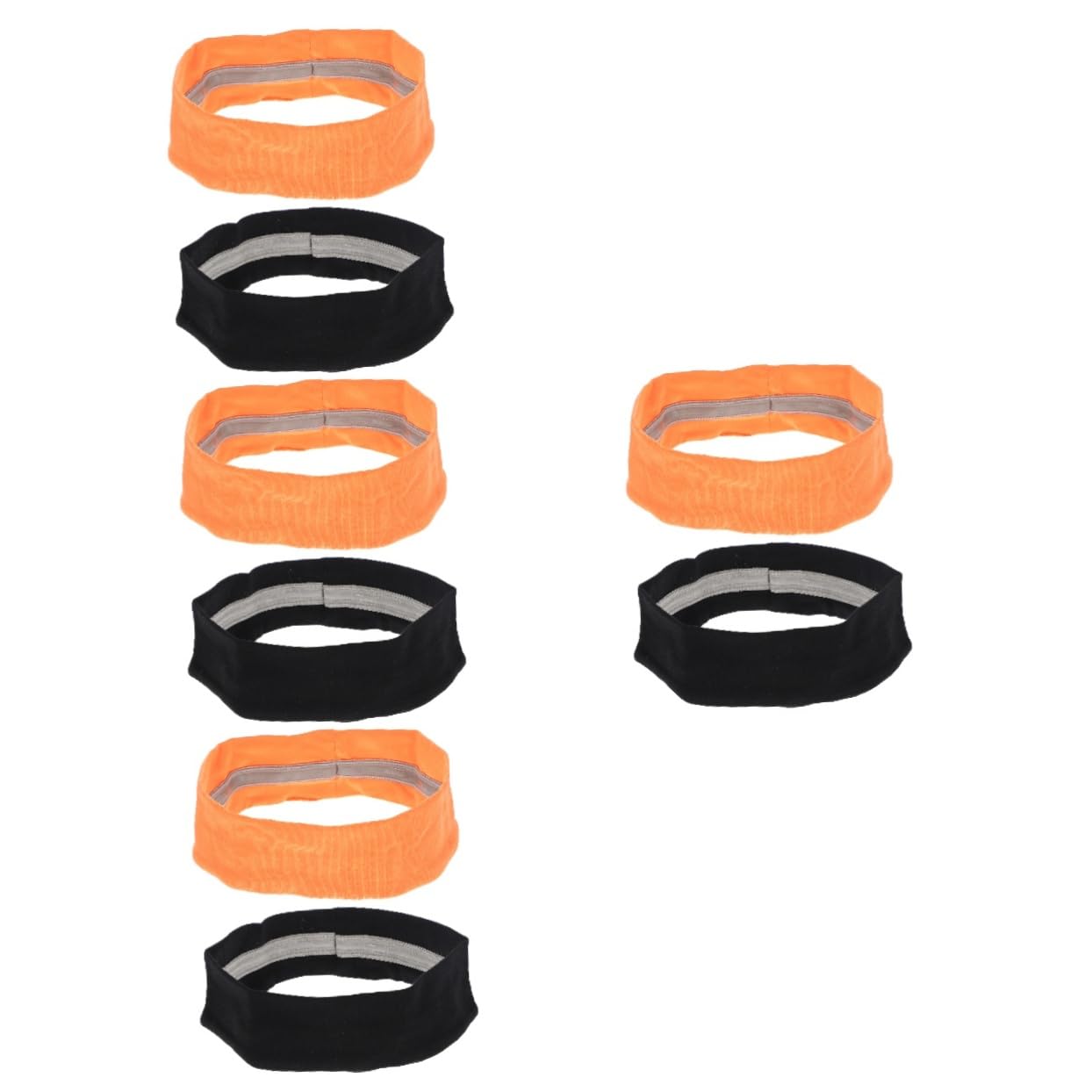 Happyyami 8pièces Bandeaux Élastiques De Fitness Tête Anti-humidité pour Sport Et Yoga Absorption Rapide De Transpiration Confort Optimal Et Ajustement