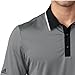 adidas Golf Men's Golf Climacool Performance Polo Shirt, Vista Grey/Black, Small