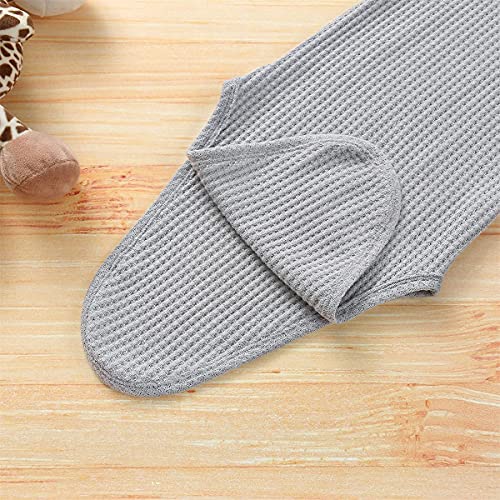 Image of Twopumpkin Baby Girl Boy Coming Home Knotted Gown Unisex Newborn Infant Sleep Onesie Outfit Cute Baby Winter Pajamas