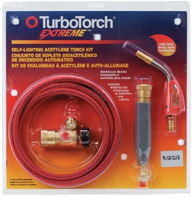 Turbotorch Torch Kit Swirls, Acetylene, Pl-12Dlx-B, B Tank - 1 Kit